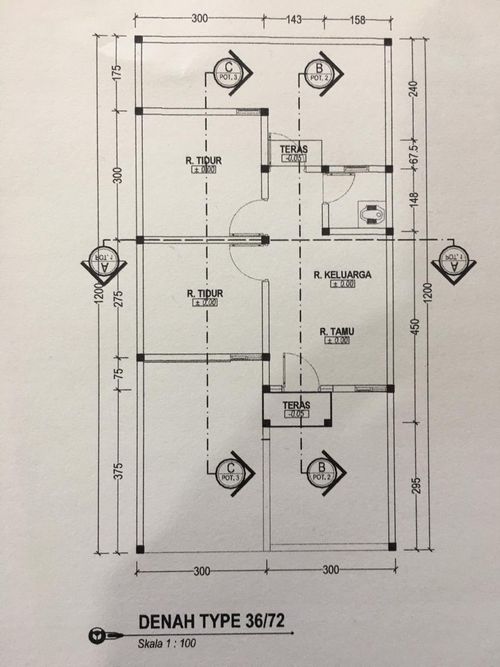 Layout Tipe 36